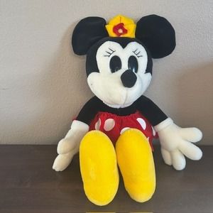 Disney‎ Parks Retro Minnie Mouse Plush Stuffed Animal 21"